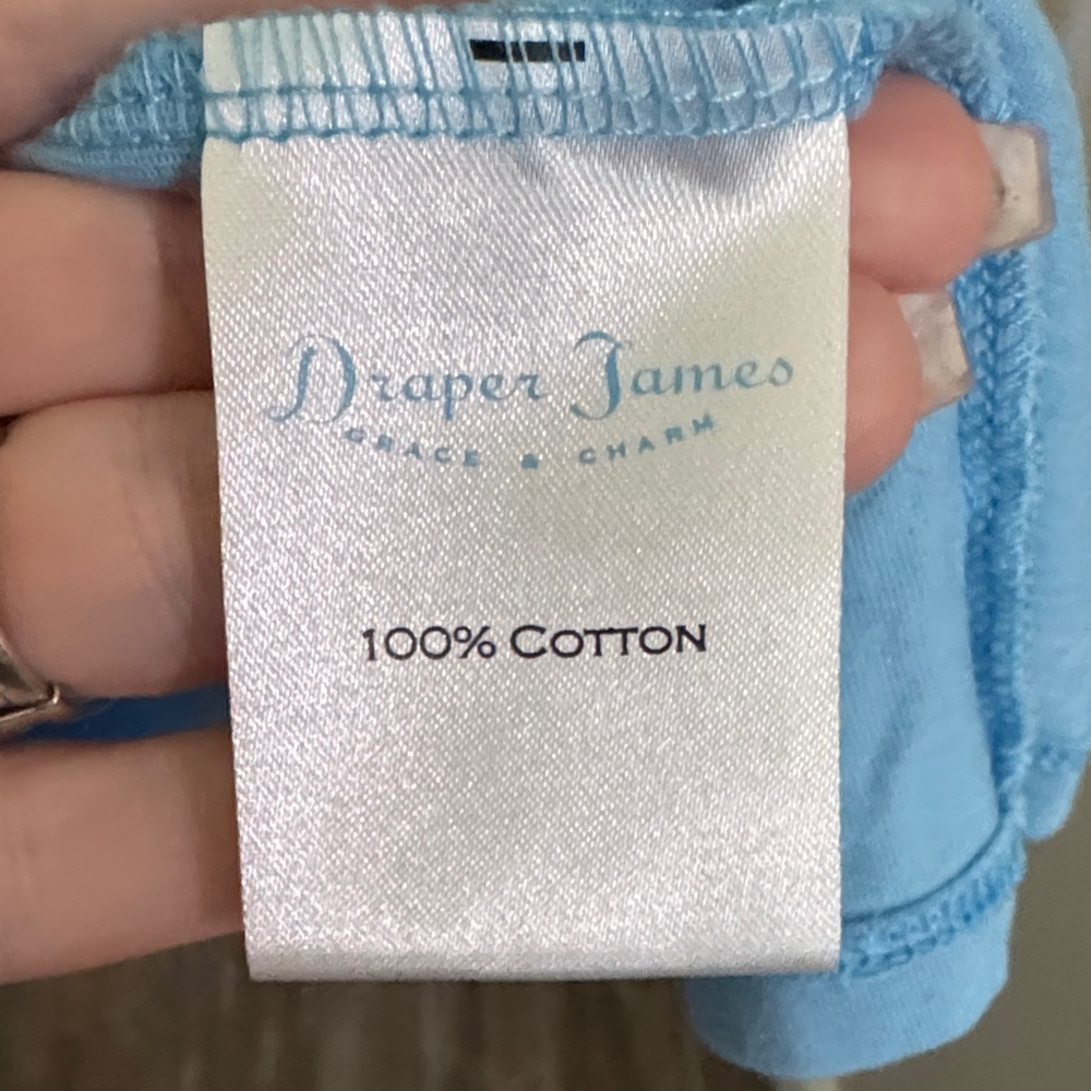 Draper James Light Blue Tee - Picture 4 of 7